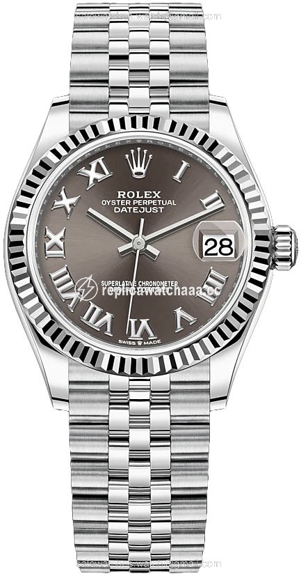 278274 Dark Grey Roman Jubilee Rolex Datejust 31mm Stainless Steel Ladies Watch 278274 Dark Grey Roman Jubilee Rolex Datejust 31mm Stainless Steel Ladies Watch