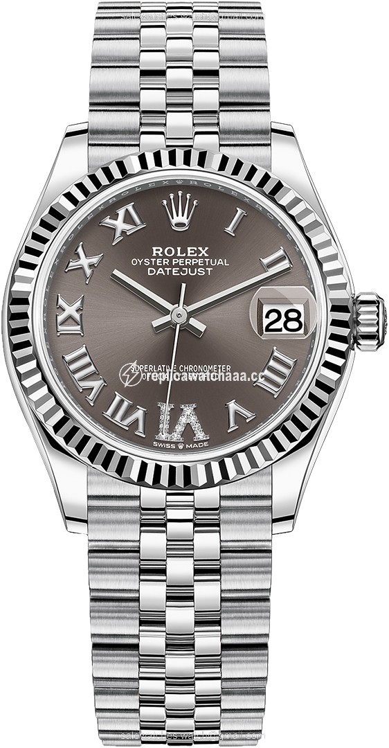 278274 Dark Grey VI Jubilee Rolex Datejust 31mm Stainless Steel Ladies Watch 278274 Dark Grey VI Jubilee Rolex Datejust 31mm Stainless Steel Ladies Watch