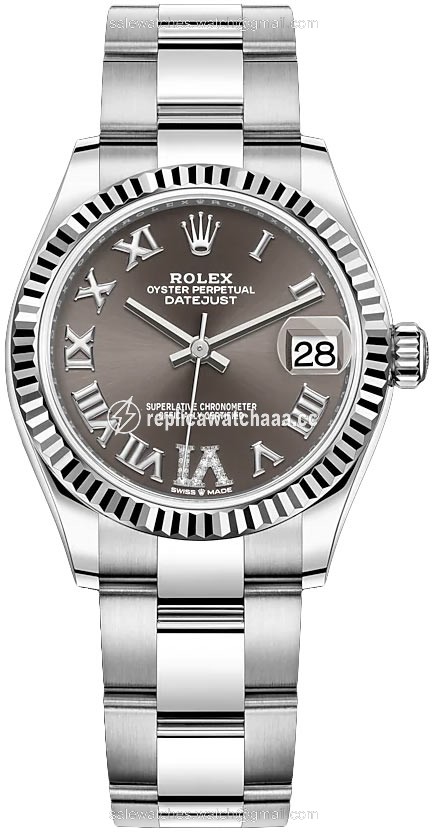 278274 Dark Grey VI Oyster Rolex Datejust 31mm Stainless Steel Ladies Watch 278274 Dark Grey VI Oyster Rolex Datejust 31mm Stainless Steel Ladies Watch