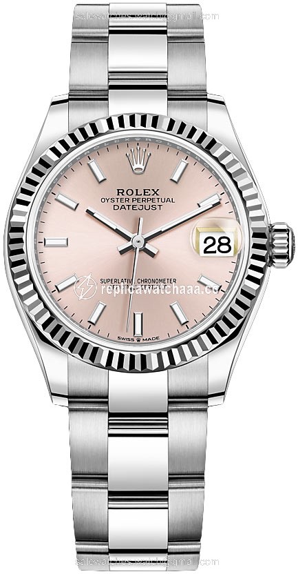 278274 Pink Index Oyster Rolex Datejust 31mm Stainless Steel Ladies Watch 278274 Pink Index Oyster Rolex Datejust 31mm Stainless Steel Ladies Watch