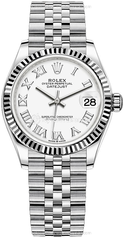 278274 White Roman Jubilee Rolex Datejust 31mm Stainless Steel Ladies Watch 278274 White Roman Jubilee Rolex Datejust 31mm Stainless Steel Ladies Watch