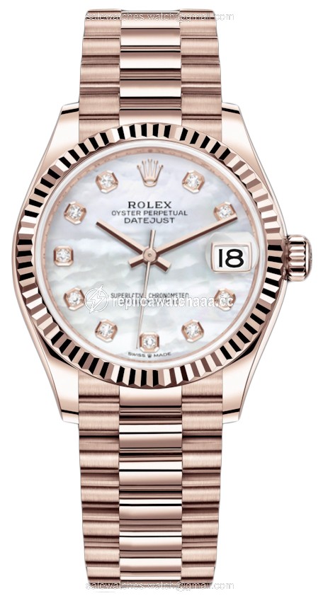 278275 MOP Diamond President Rolex Datejust 31mm Everose Gold Ladies Watch 278275 MOP Diamond President Rolex Datejust 31mm Everose Gold Ladies Watch