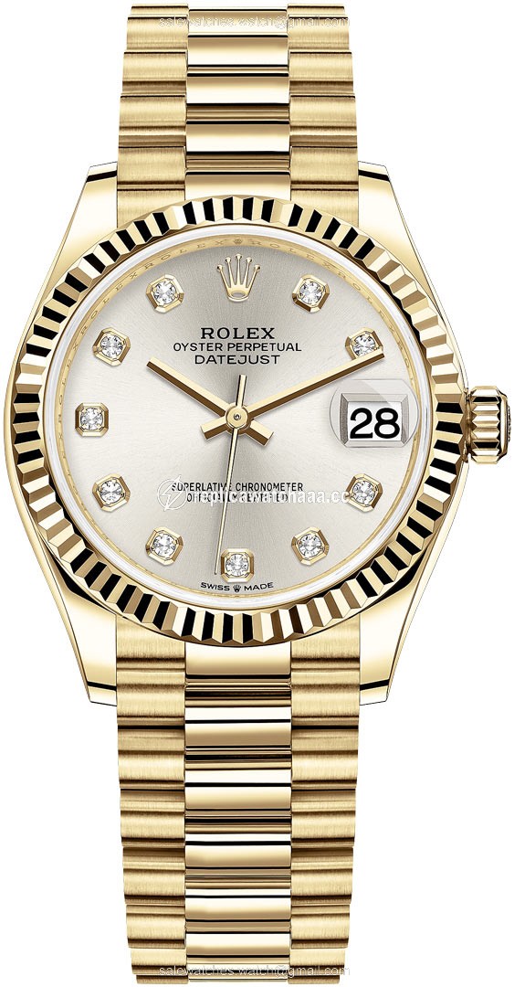 278278 Silver Diamond President Rolex Datejust 31mm Yellow Gold Ladies Watch 278278 Silver Diamond President Rolex Datejust 31mm Yellow Gold Ladies Watch