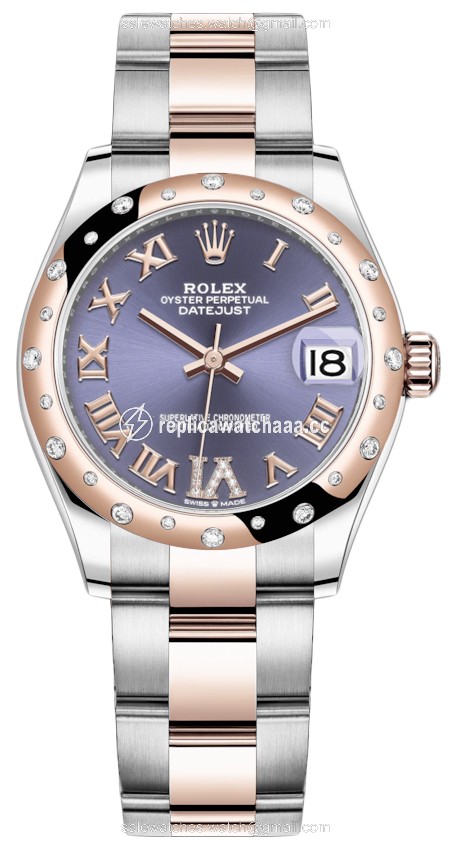 278341rbr Aubergine VI Roman Oyster Rolex Datejust 31mm Stainless Steel and Rose Gold Ladies Watch 278341rbr Aubergine VI Roman Oyster Rolex Datejust 31mm Stainless Steel and Rose Gold Ladies Watch