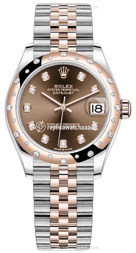 278341rbr Chocolate Diamond Jubilee Rolex Datejust 31mm Stainless Steel and Rose Gold Ladies Watch 278341rbr Chocolate Diamond Jubilee Rolex Datejust 31mm Stainless Steel and Rose Gold Ladies Watch