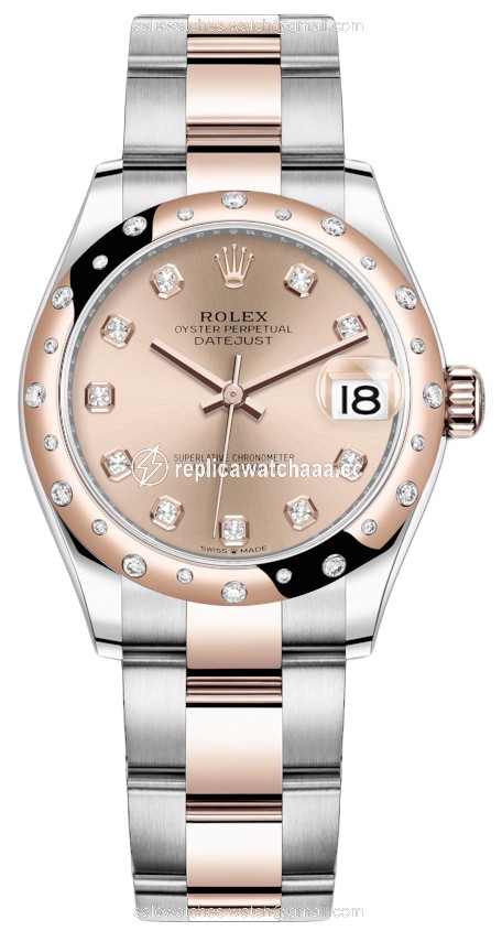 278341rbr Rose Diamond Oyster Rolex Datejust 31mm Stainless Steel and Rose Gold Ladies Watch 278341rbr Rose Diamond Oyster Rolex Datejust 31mm Stainless Steel and Rose Gold Ladies Watch