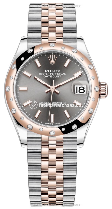 278341rbr Rhodium Index Jubilee Rolex Datejust 31mm Stainless Steel and Rose Gold Ladies Watch 278341rbr Rhodium Index Jubilee Rolex Datejust 31mm Stainless Steel and Rose Gold Ladies Watch