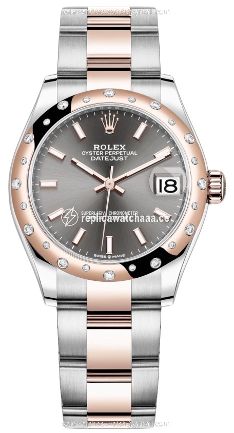 278341rbr Rhodium Index Oyster Rolex Datejust 31mm Stainless Steel and Rose Gold Ladies Watch 278341rbr Rhodium Index Oyster Rolex Datejust 31mm Stainless Steel and Rose Gold Ladies Watch