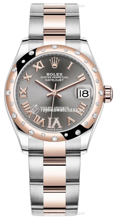 278341rbr Rhodium VI Roman Oyster Rolex Datejust 31mm Stainless Steel and Rose Gold Ladies Watch 278341rbr Rhodium VI Roman Oyster Rolex Datejust 31mm Stainless Steel and Rose Gold Ladies Watch