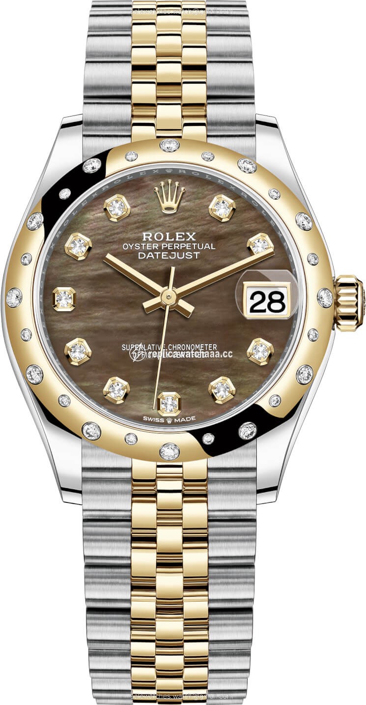 278343rbr Black MOP Diamond Jubilee Rolex Datejust 31mm Stainless Steel and Yellow Gold Ladies Watch 278343rbr Black MOP Diamond Jubilee Rolex Datejust 31mm Stainless Steel and Yellow Gold Ladies Watch