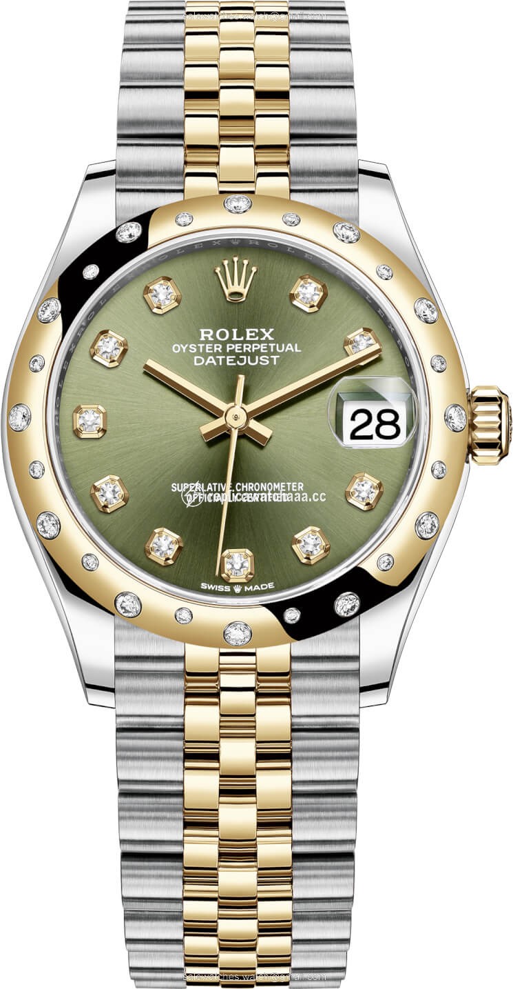 278343rbr Green Diamond Jubilee Rolex Datejust 31mm Stainless Steel and Yellow Gold Ladies Watch 278343rbr Green Diamond Jubilee Rolex Datejust 31mm Stainless Steel and Yellow Gold Ladies Watch