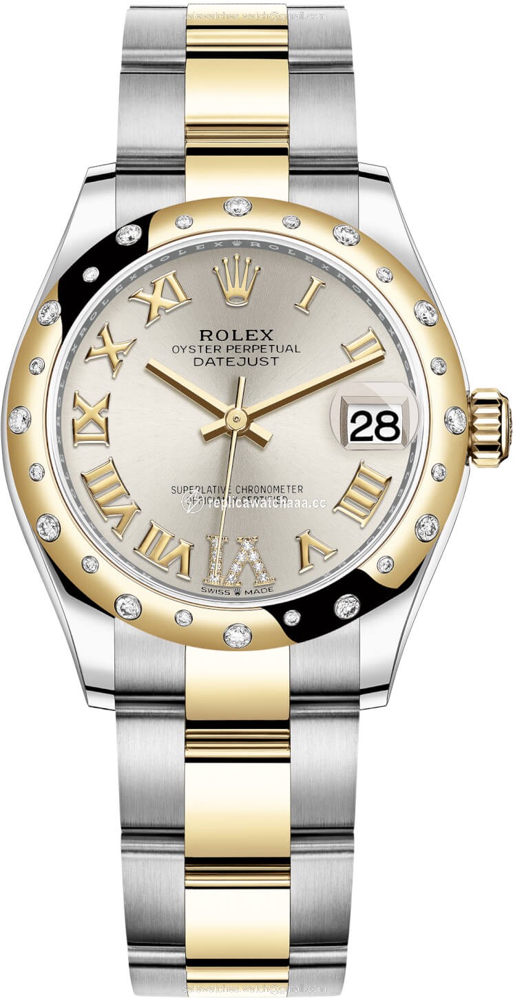 278343rbr Silver VI Roman Oyster Rolex Datejust 31mm Stainless Steel and Yellow Gold Ladies Watch 278343rbr Silver VI Roman Oyster Rolex Datejust 31mm Stainless Steel and Yellow Gold Ladies Watch