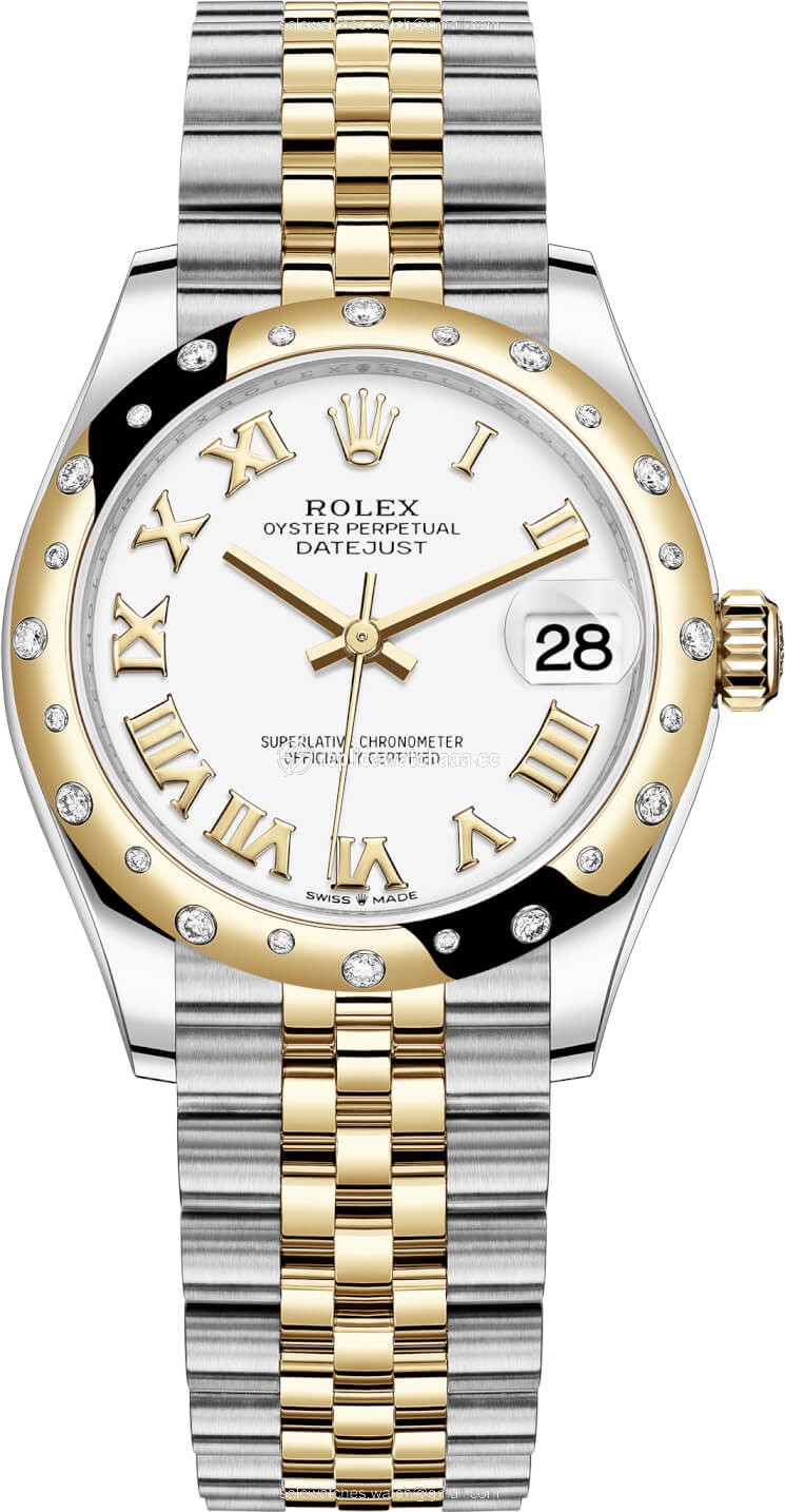 278343rbr White Roman Jubilee Rolex Datejust 31mm Stainless Steel and Yellow Gold Ladies Watch 278343rbr White Roman Jubilee Rolex Datejust 31mm Stainless Steel and Yellow Gold Ladies Watch