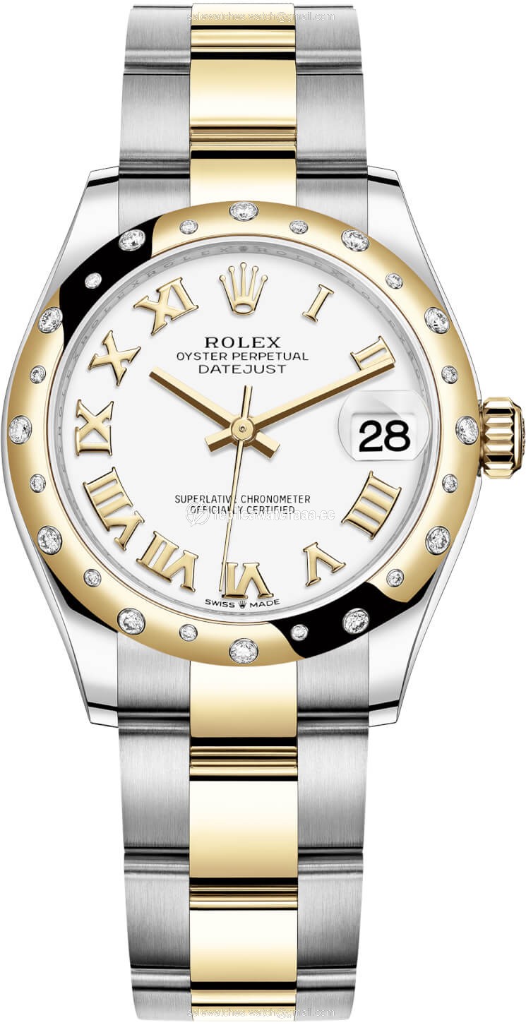 278343rbr White Roman Oyster Rolex Datejust 31mm Stainless Steel and Yellow Gold Ladies Watch 278343rbr White Roman Oyster Rolex Datejust 31mm Stainless Steel and Yellow Gold Ladies Watch