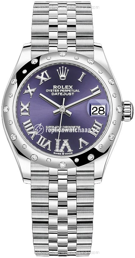 278344rbr Aubergine VI Jubilee Rolex Datejust 31mm Stainless Steel Ladies Watch 278344rbr Aubergine VI Jubilee Rolex Datejust 31mm Stainless Steel Ladies Watch