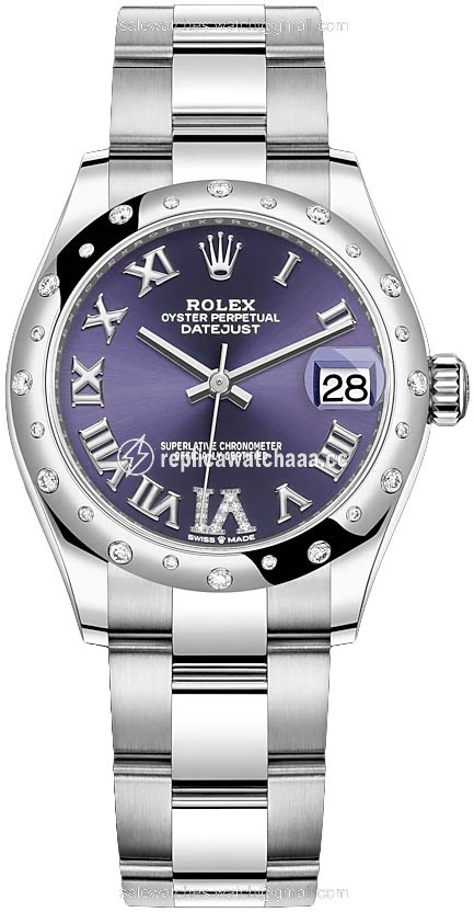 278344rbr Aubergine VI Oyster Rolex Datejust 31mm Stainless Steel Ladies Watch 278344rbr Aubergine VI Oyster Rolex Datejust 31mm Stainless Steel Ladies Watch