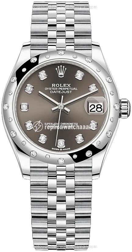 278344rbr Dark Grey Diamond Jubilee Rolex Datejust 31mm Stainless Steel Ladies Watch 278344rbr Dark Grey Diamond Jubilee Rolex Datejust 31mm Stainless Steel Ladies Watch