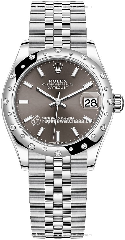 278344rbr Dark Grey Index Jubilee Rolex Datejust 31mm Stainless Steel Ladies Watch 278344rbr Dark Grey Index Jubilee Rolex Datejust 31mm Stainless Steel Ladies Watch