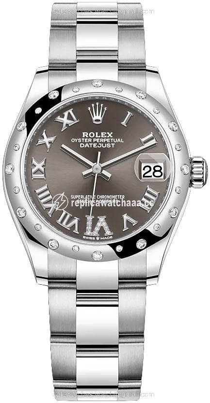 278344rbr Dark Grey VI Oyster Rolex Datejust 31mm Stainless Steel Ladies Watch 278344rbr Dark Grey VI Oyster Rolex Datejust 31mm Stainless Steel Ladies Watch