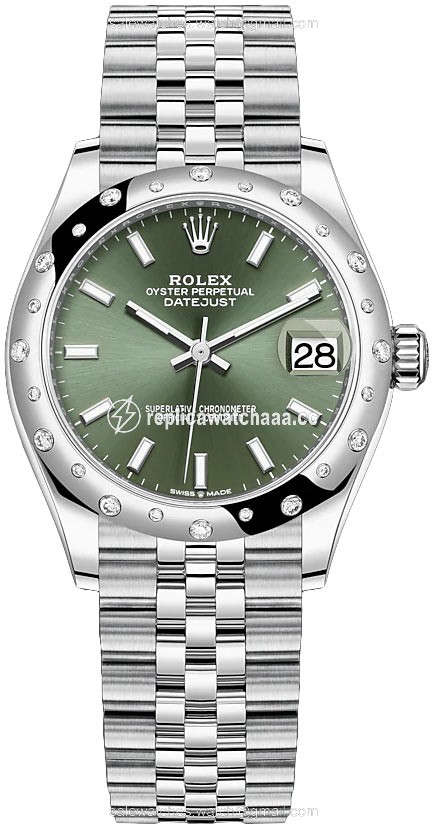 278344rbr Mint Green Index Jubilee Rolex Datejust 31mm Stainless Steel Ladies Watch 278344rbr Mint Green Index Jubilee Rolex Datejust 31mm Stainless Steel Ladies Watch