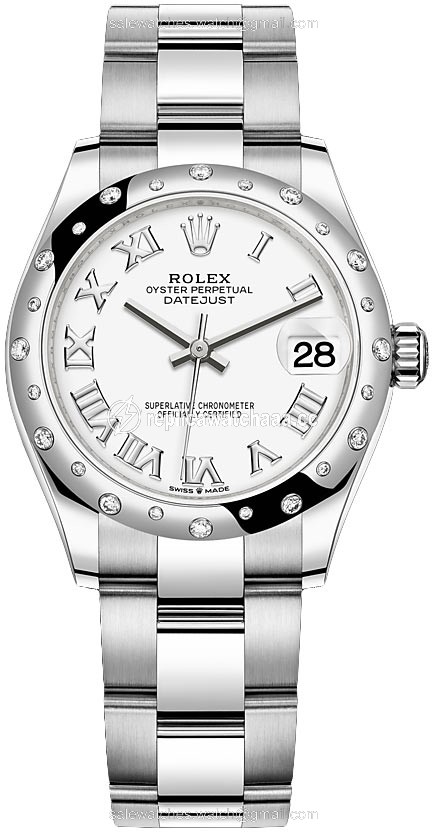 278344rbr White Roman Oyster Rolex Datejust 31mm Stainless Steel Ladies Watch 278344rbr White Roman Oyster Rolex Datejust 31mm Stainless Steel Ladies Watch