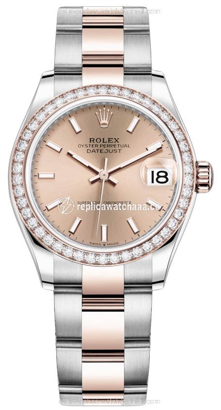 278381rbr Rose Index Oyster Rolex Datejust 31mm Stainless Steel and Rose Gold Ladies Watch 278381rbr Rose Index Oyster Rolex Datejust 31mm Stainless Steel and Rose Gold Ladies Watch