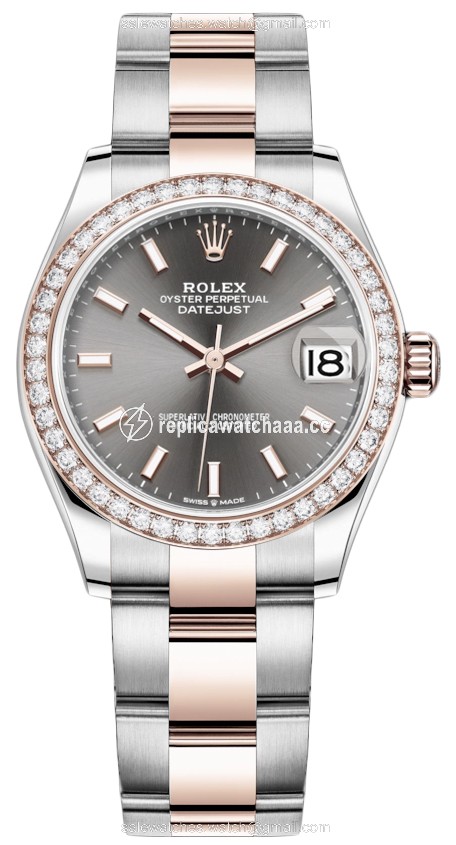 278381rbr Rhodium Index Oyster Rolex Datejust 31mm Stainless Steel and Rose Gold Ladies Watch 278381rbr Rhodium Index Oyster Rolex Datejust 31mm Stainless Steel and Rose Gold Ladies Watch