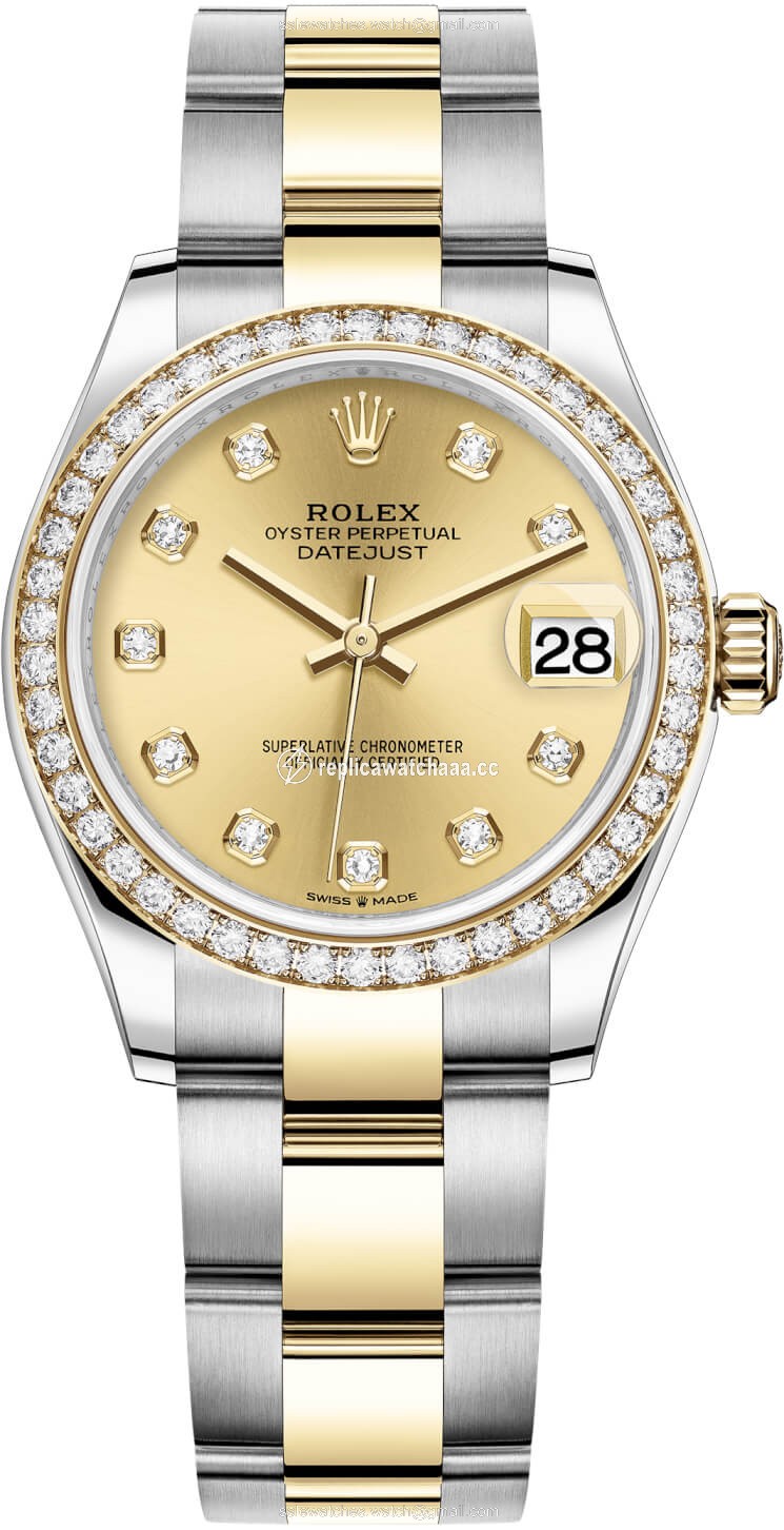 278383rbr Champagne Diamond Oyster Rolex Datejust 31mm Stainless Steel and Yellow Gold Ladies Watch 278383rbr Champagne Diamond Oyster Rolex Datejust 31mm Stainless Steel and Yellow Gold Ladies Watch