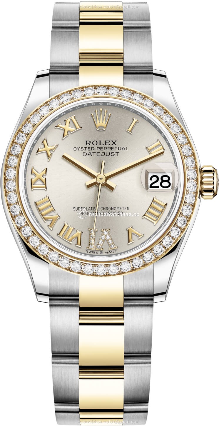 278383rbr Silver VI Roman Oyster Rolex Datejust 31mm Stainless Steel and Yellow Gold Ladies Watch 278383rbr Silver VI Roman Oyster Rolex Datejust 31mm Stainless Steel and Yellow Gold Ladies Watch
