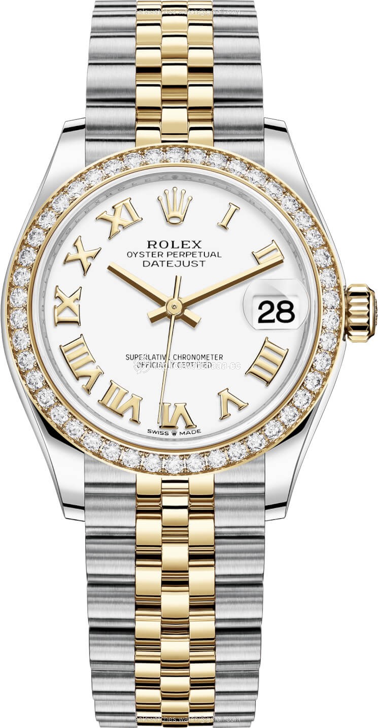 278383rbr White Roman Jubilee Rolex Datejust 31mm Stainless Steel and Yellow Gold Ladies Watch 278383rbr White Roman Jubilee Rolex Datejust 31mm Stainless Steel and Yellow Gold Ladies Watch