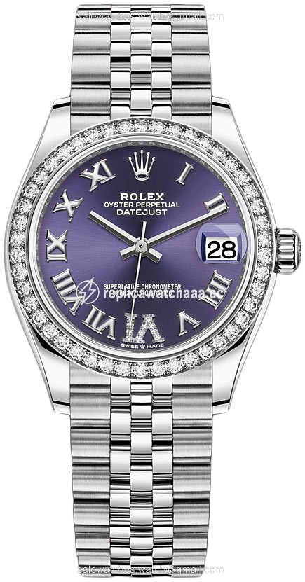 278384rbr Aubergine VI Jubilee Rolex Datejust 31mm Stainless Steel Ladies Watch 278384rbr Aubergine VI Jubilee Rolex Datejust 31mm Stainless Steel Ladies Watch
