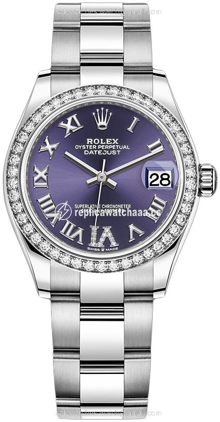 278384rbr Aubergine VI Oyster Rolex Datejust 31mm Stainless Steel Ladies Watch 278384rbr Aubergine VI Oyster Rolex Datejust 31mm Stainless Steel Ladies Watch