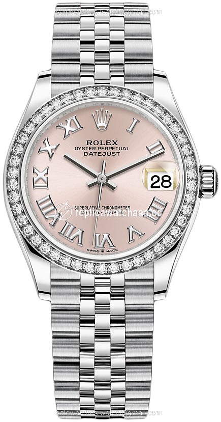 278384rbr Pink Roman Jubilee Rolex Datejust 31mm Stainless Steel Ladies Watch 278384rbr Pink Roman Jubilee Rolex Datejust 31mm Stainless Steel Ladies Watch