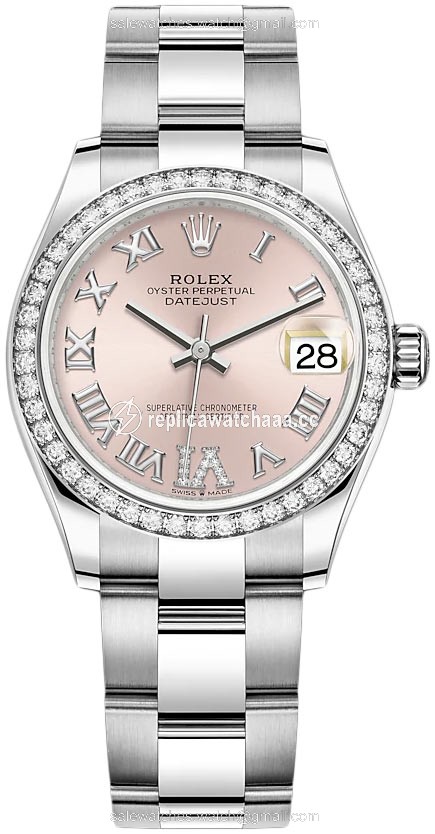 278384rbr Pink VI Oyster Rolex Datejust 31mm Stainless Steel Ladies Watch 278384rbr Pink VI Oyster Rolex Datejust 31mm Stainless Steel Ladies Watch