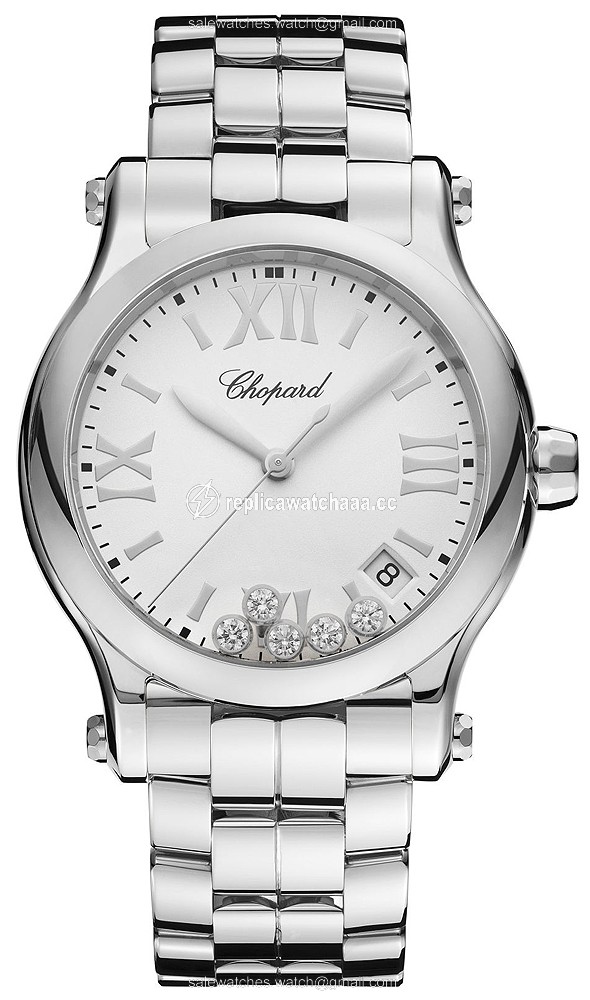 278582-3002 Chopard Happy Sport Round Quartz 36mm Ladies Watch 278582-3002 Chopard Happy Sport Round Quartz 36mm Ladies Watch