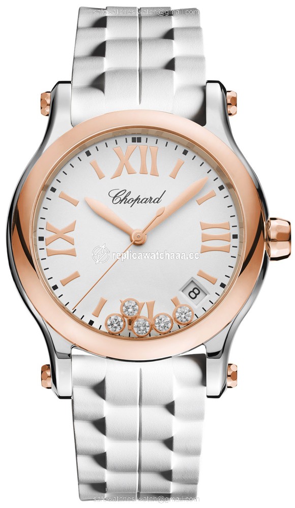 278582-6001 Chopard Happy Sport Round Quartz 36mm Ladies Watch 278582-6001 Chopard Happy Sport Round Quartz 36mm Ladies Watch