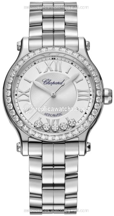 278608-3004 Chopard Happy Sport Automatic 33mm Ladies Watch 278608-3004 Chopard Happy Sport Automatic 33mm Ladies Watch