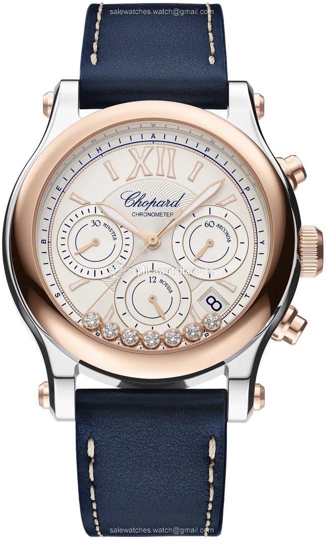 278615-6001 Chopard Happy Sport Chrono 40mm Ladies Watch 278615-6001 Chopard Happy Sport Chrono 40mm Ladies Watch