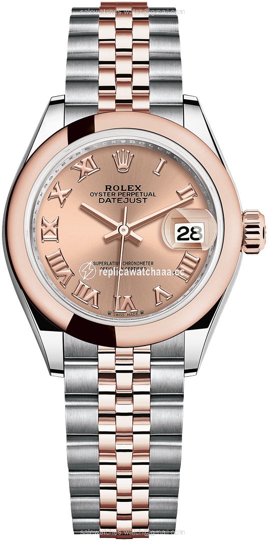 279161 Rose Roman Jubilee Rolex Lady Datejust 28mm Stainless Steel and Everose Gold Ladies Watch 279161 Rose Roman Jubilee Rolex Lady Datejust 28mm Stainless Steel and Everose Gold Ladies Watch