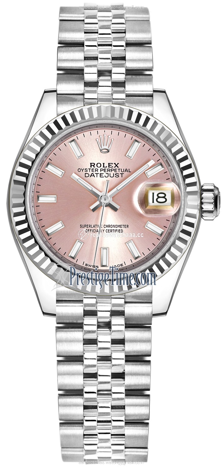279174 Pink Index Jubilee Rolex Lady Datejust 28mm Stainless Steel Ladies Watch 279174 Pink Index Jubilee Rolex Lady Datejust 28mm Stainless Steel Ladies Watch