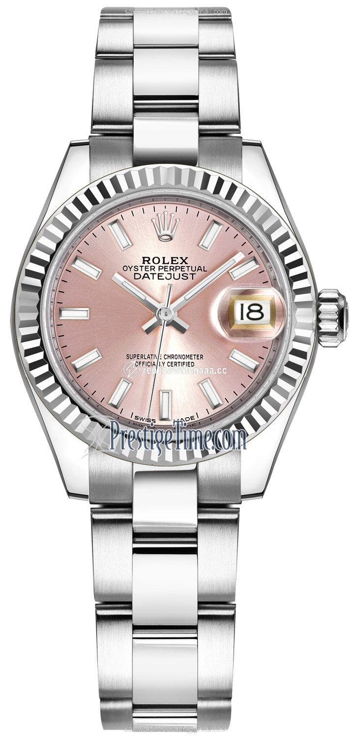 279174 Pink Index Oyster Rolex Lady Datejust 28mm Stainless Steel Ladies Watch 279174 Pink Index Oyster Rolex Lady Datejust 28mm Stainless Steel Ladies Watch