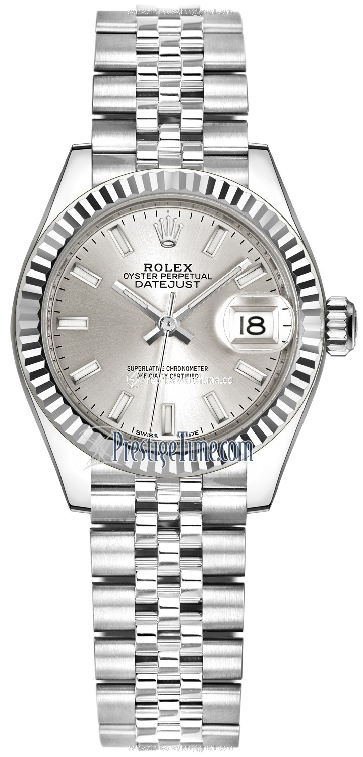 279174 Silver Index Jubilee Rolex Lady Datejust 28mm Stainless Steel Ladies Watch 279174 Silver Index Jubilee Rolex Lady Datejust 28mm Stainless Steel Ladies Watch