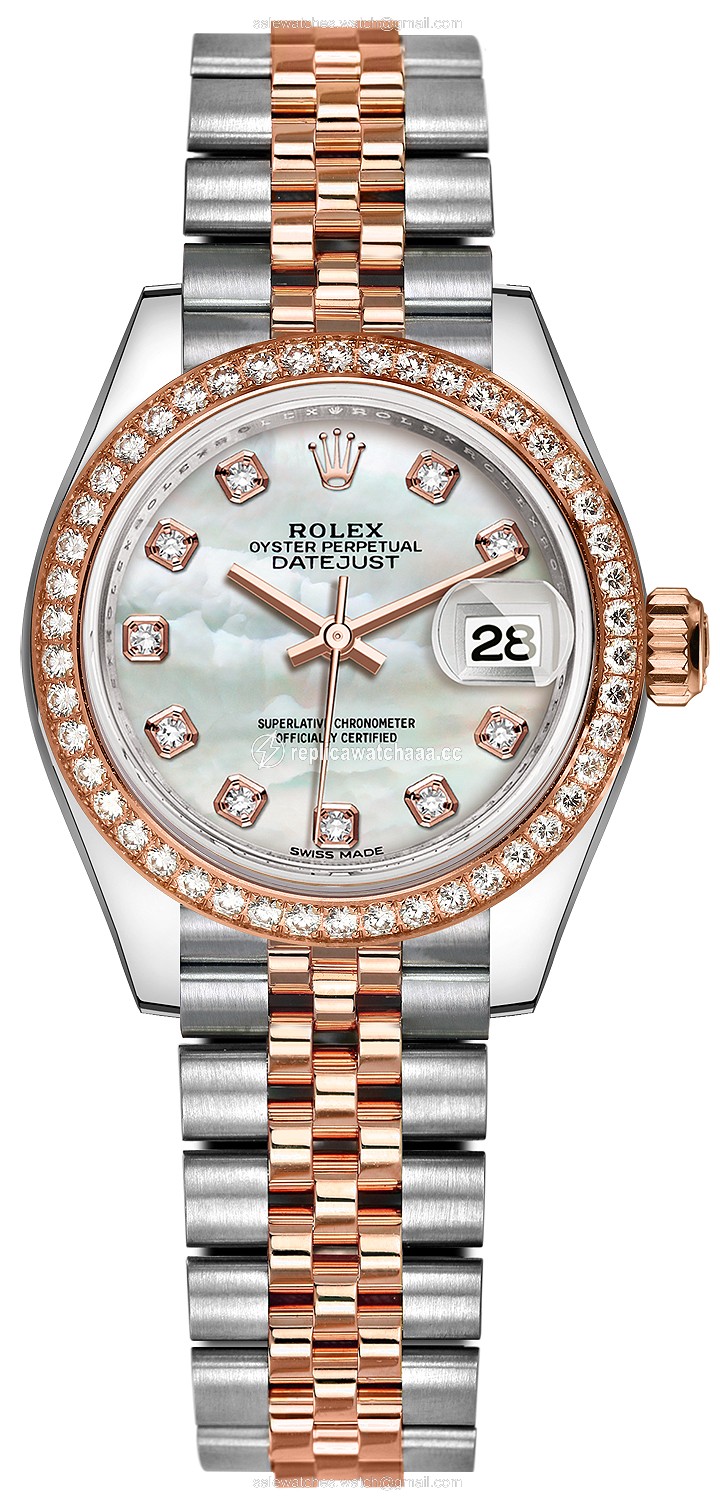 279381RBR MOP Diamond Jubilee Rolex Lady Datejust 28mm Stainless Steel and Everose Gold Ladies Watch 279381RBR MOP Diamond Jubilee Rolex Lady Datejust 28mm Stainless Steel and Everose Gold Ladies Watch