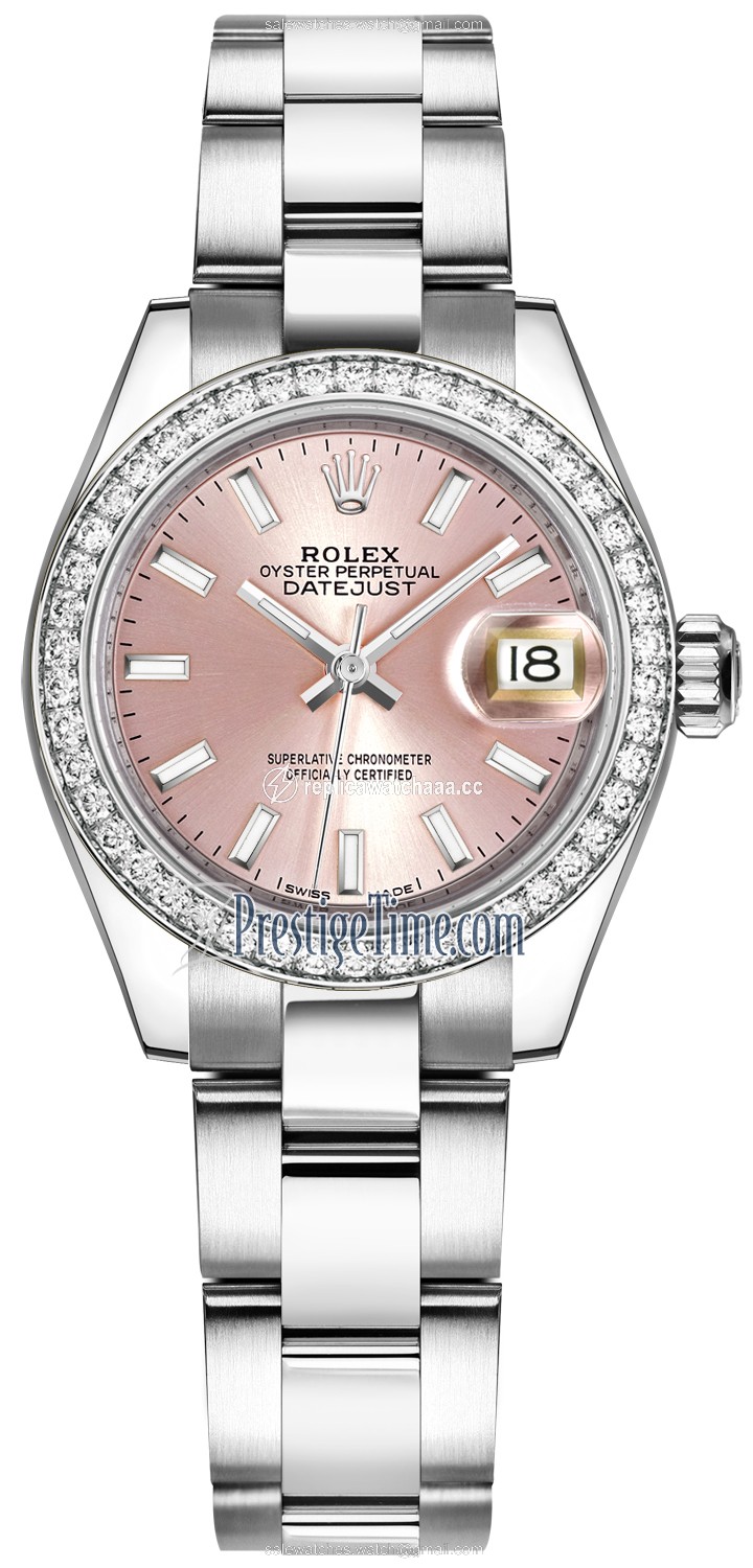 279384RBR Pink Index Oyster Rolex Lady Datejust 28mm Stainless Steel Ladies Watch 279384RBR Pink Index Oyster Rolex Lady Datejust 28mm Stainless Steel Ladies Watch