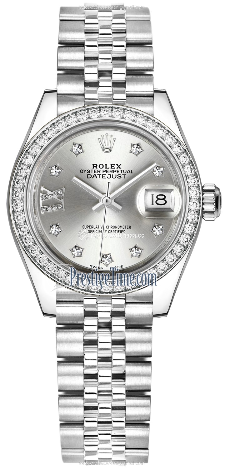 279384RBR Silver 17 Diamond Jubilee Rolex Lady Datejust 28mm Stainless Steel Ladies Watch 279384RBR Silver 17 Diamond Jubilee Rolex Lady Datejust 28mm Stainless Steel Ladies Watch