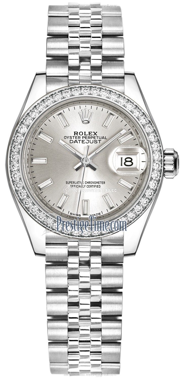 279384RBR Silver Index Jubilee Rolex Lady Datejust 28mm Stainless Steel Ladies Watch 279384RBR Silver Index Jubilee Rolex Lady Datejust 28mm Stainless Steel Ladies Watch