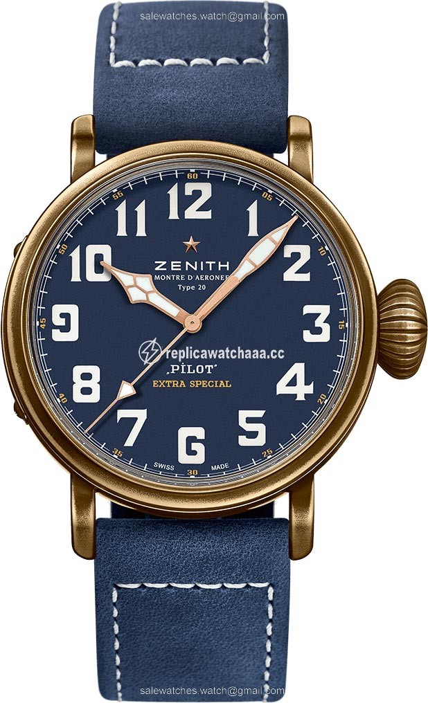 29.2430.679/57.C808 Extra Special Zenith Pilot Type 20 Mens Watch 29.2430.679/57.C808 Extra Special Zenith Pilot Type 20 Mens Watch