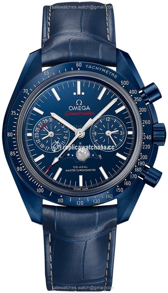 304.93.44.52.03.001 Blue Side of the Moon Omega Speedmaster Moonphase Co-Axial Master Chronometer Chronograph 44.25mm Mens Watch 304.93.44.52.03.001 Blue Side of the Moon Omega Speedmaster Moonphase Co-Axial Master Chronometer Chronograph 44.25mm Mens Watch