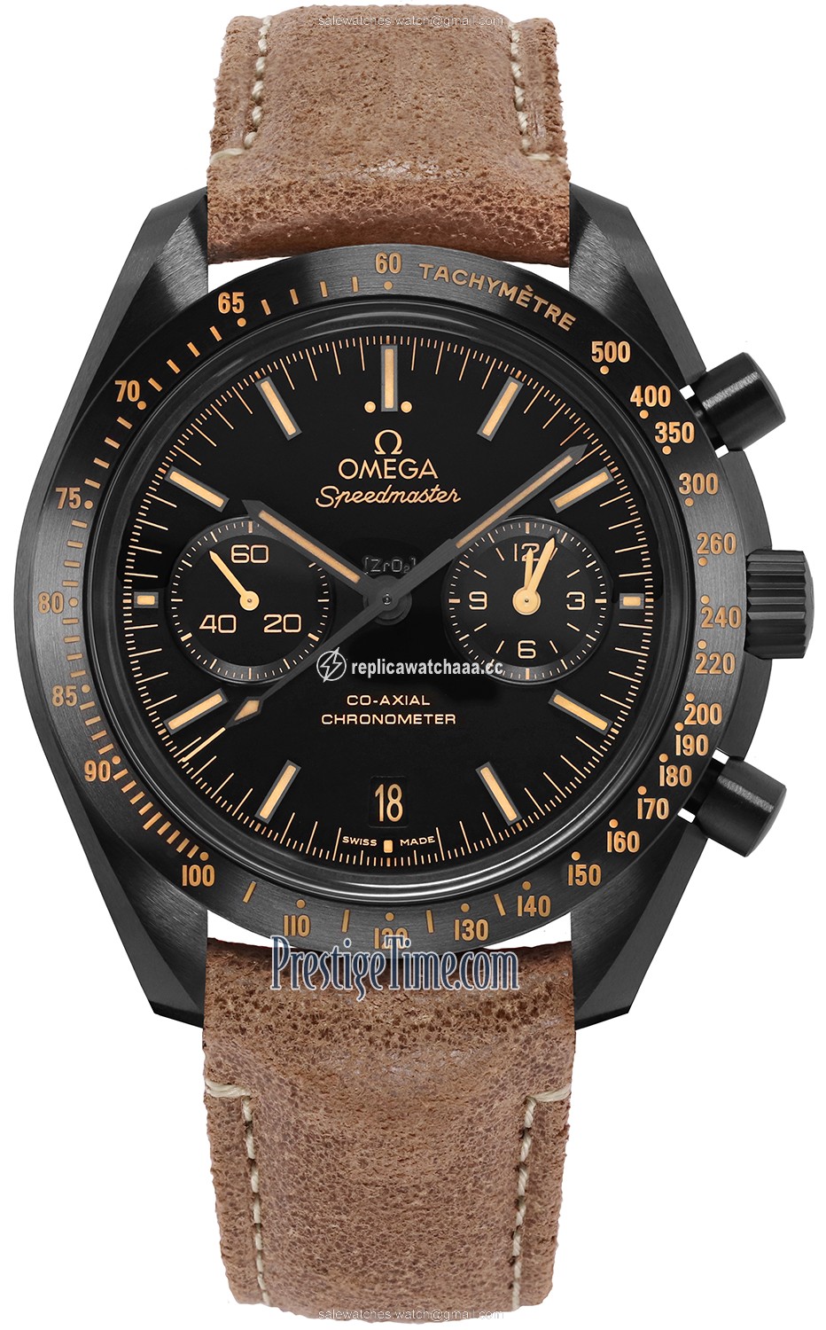 311.92.44.51.01.006 DARK SIDE OF THE MOON VINTAGE BLACK Omega Speedmaster Moonwatch Co-Axial Chronograph Mens Watch 311.92.44.51.01.006 DARK SIDE OF THE MOON VINTAGE BLACK Omega Speedmaster Moonwatch Co-Axial Chronograph Mens Watch