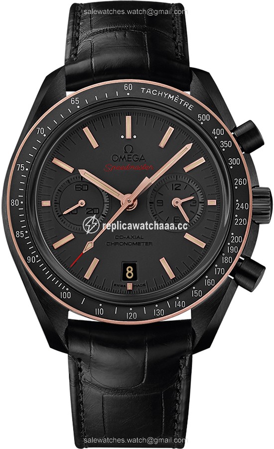 311.63.44.51.06.001 DARK SIDE OF THE MOON SEDNA BLACK Omega Speedmaster Moonwatch Co-Axial Chronograph Mens Watch 311.63.44.51.06.001 DARK SIDE OF THE MOON SEDNA BLACK Omega Speedmaster Moonwatch Co-Axial Chronograph Mens Watch
